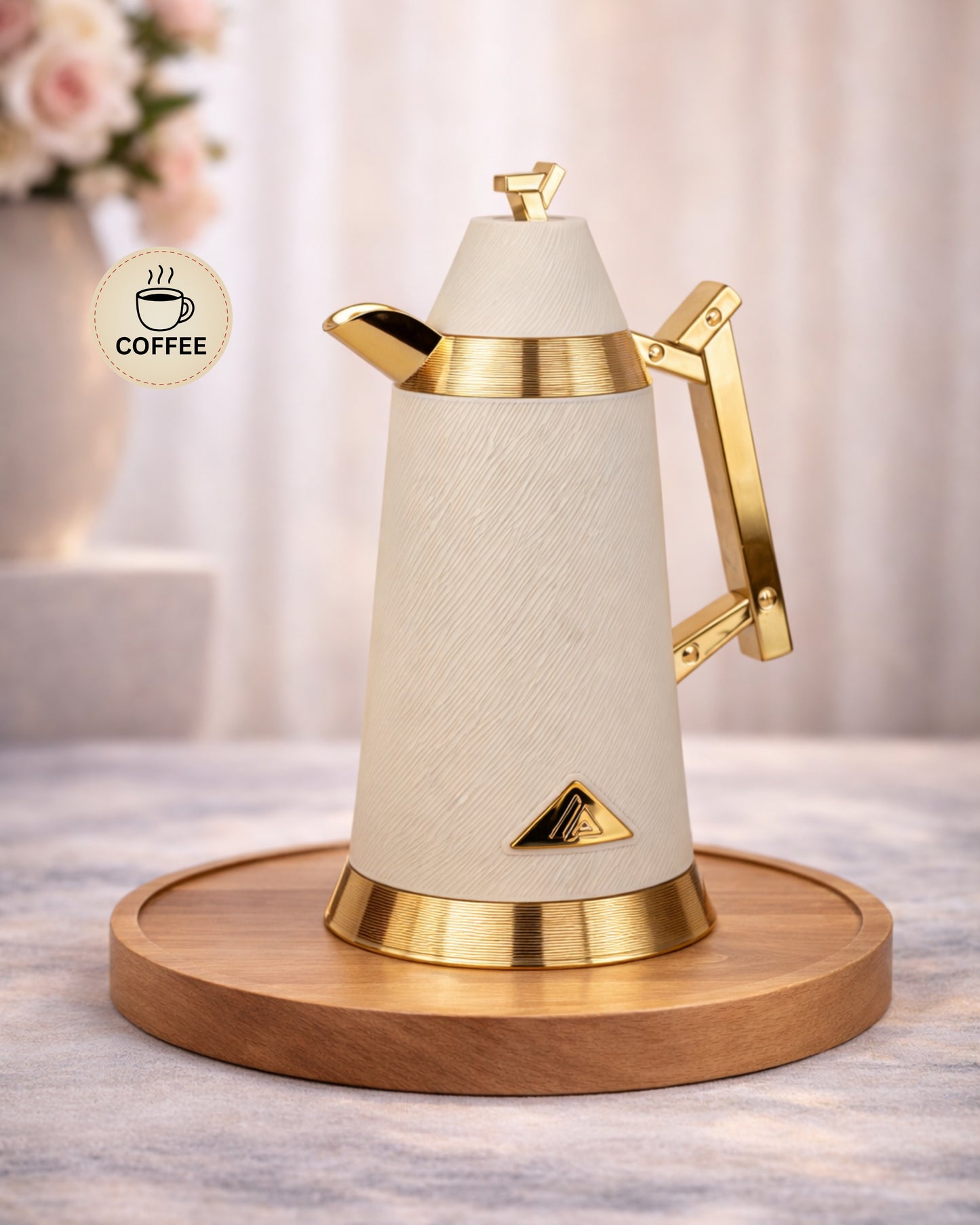 Red Home Luxury ABS Vacuum Flask Combo Set – 1 Liter + 1 Liter LF904G