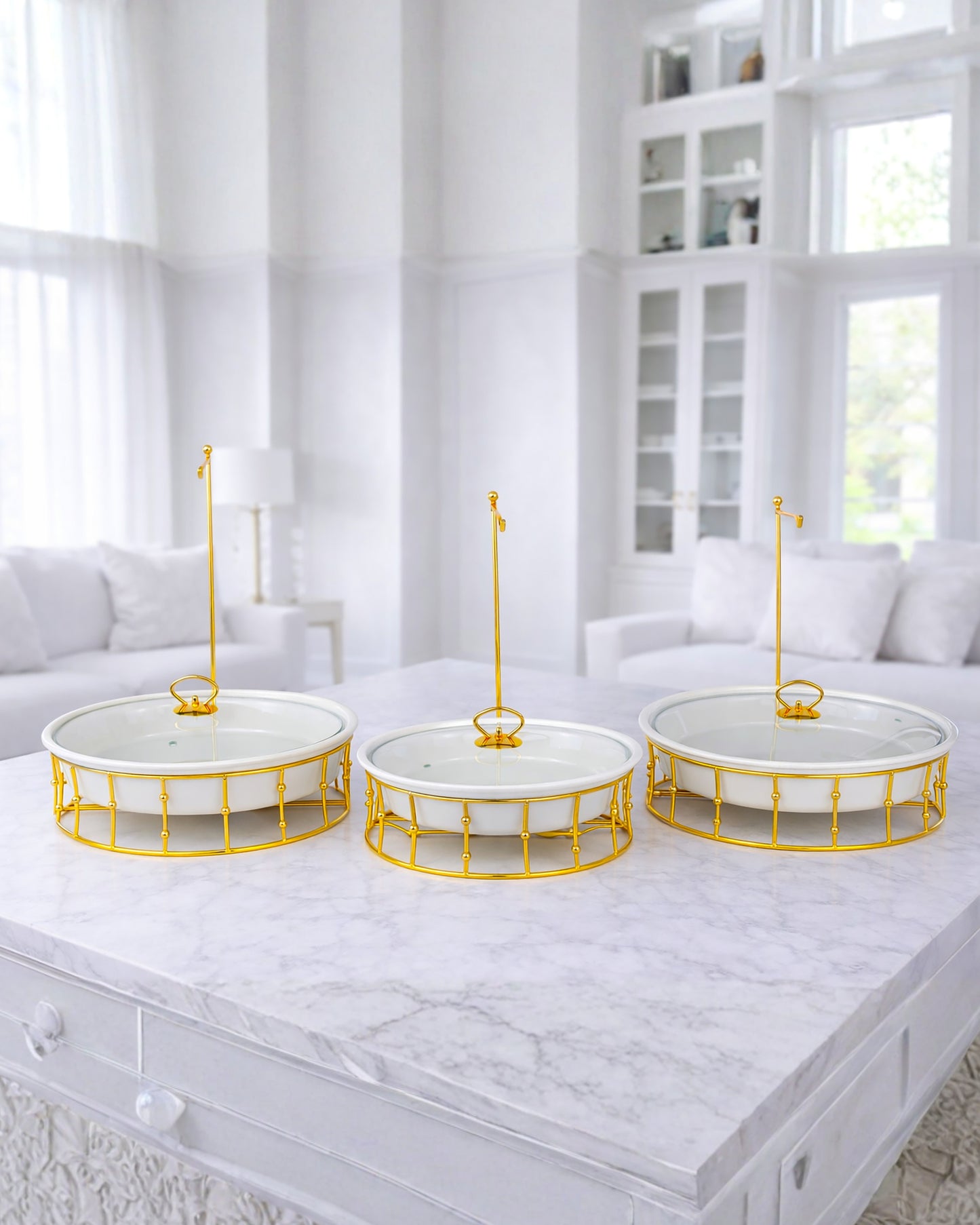 Red Home Luxury Gold Buffet CA555G