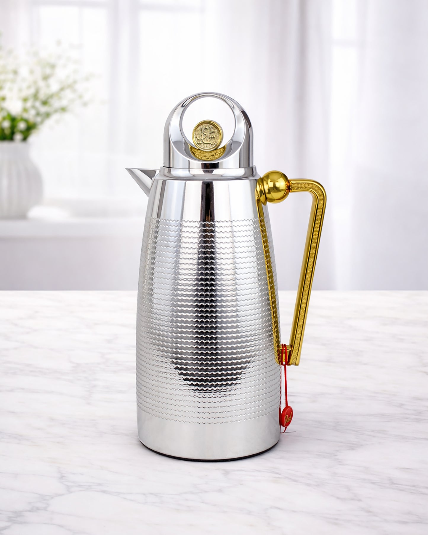 Red Home Premium Vacuum Flask Set Tea and coffee ABS RF101F 1 Liter (2)