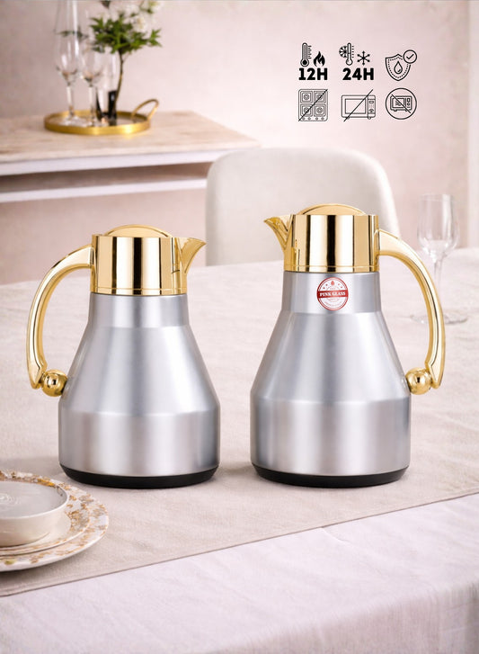Red Home Stainless Steel Vacuum Flask Set 1000ml+600ml FC2006I