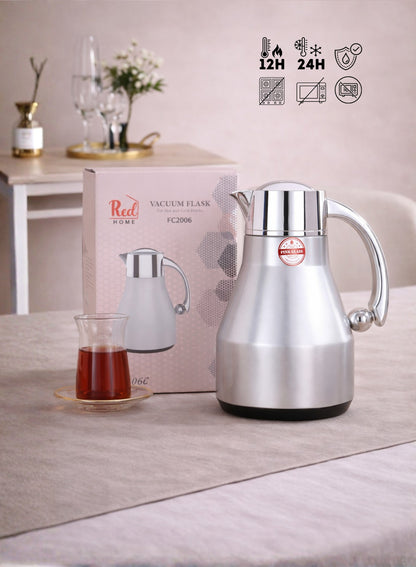 Red Home Stainless Steel Vacuum Flask Set 1000ml+600ml FC2006H