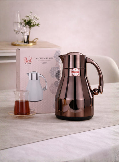 Red Home Stainless Steel Vacuum Flask Set 1000ml+600ml FC2006E