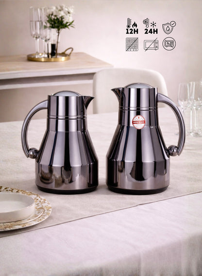 Red Home Stainless Steel Vacuum Flask Set 1000ml+600ml FC2006F