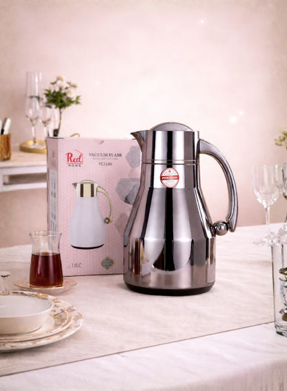 Red Home Stainless Steel Vacuum Flask Set 1000ml+600ml FC2006F