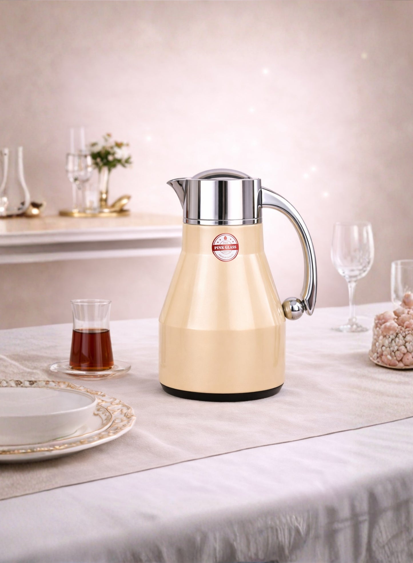 Red Home Stainless Steel Vacuum Flask Set 1000ml+600ml FC2006J