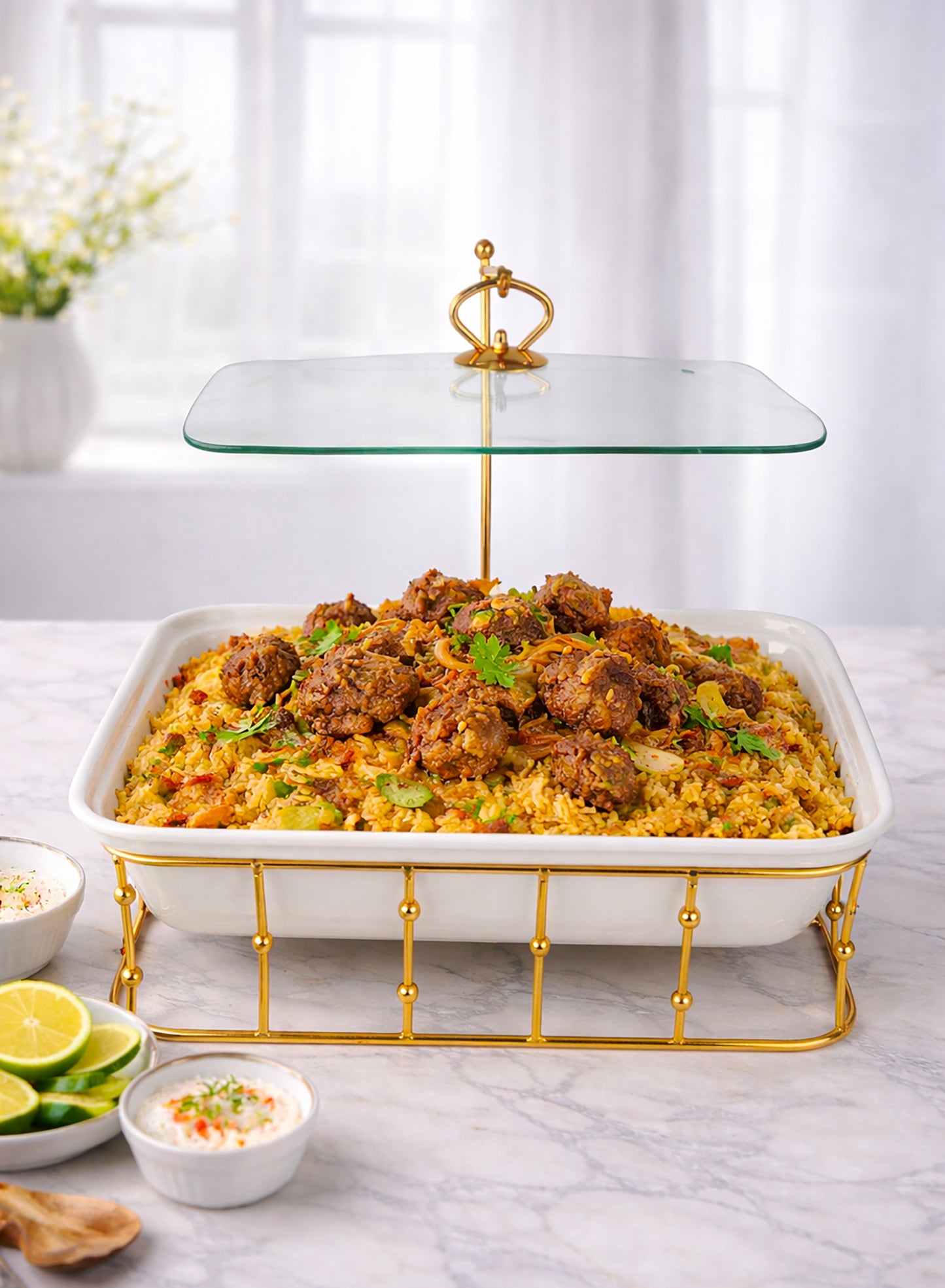 Red Home Luxury Gold Buffet CA444G1