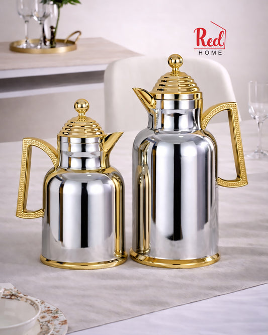 Red Home Vacuum Flask Set FC6006A 1000ml&600ml
