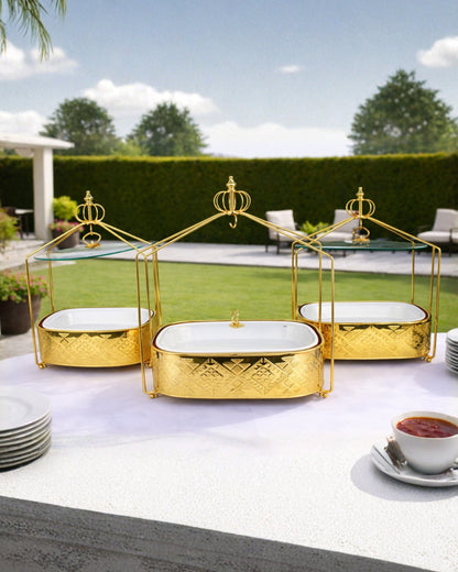 Red Home Luxury Gold Style Buffet CA111G