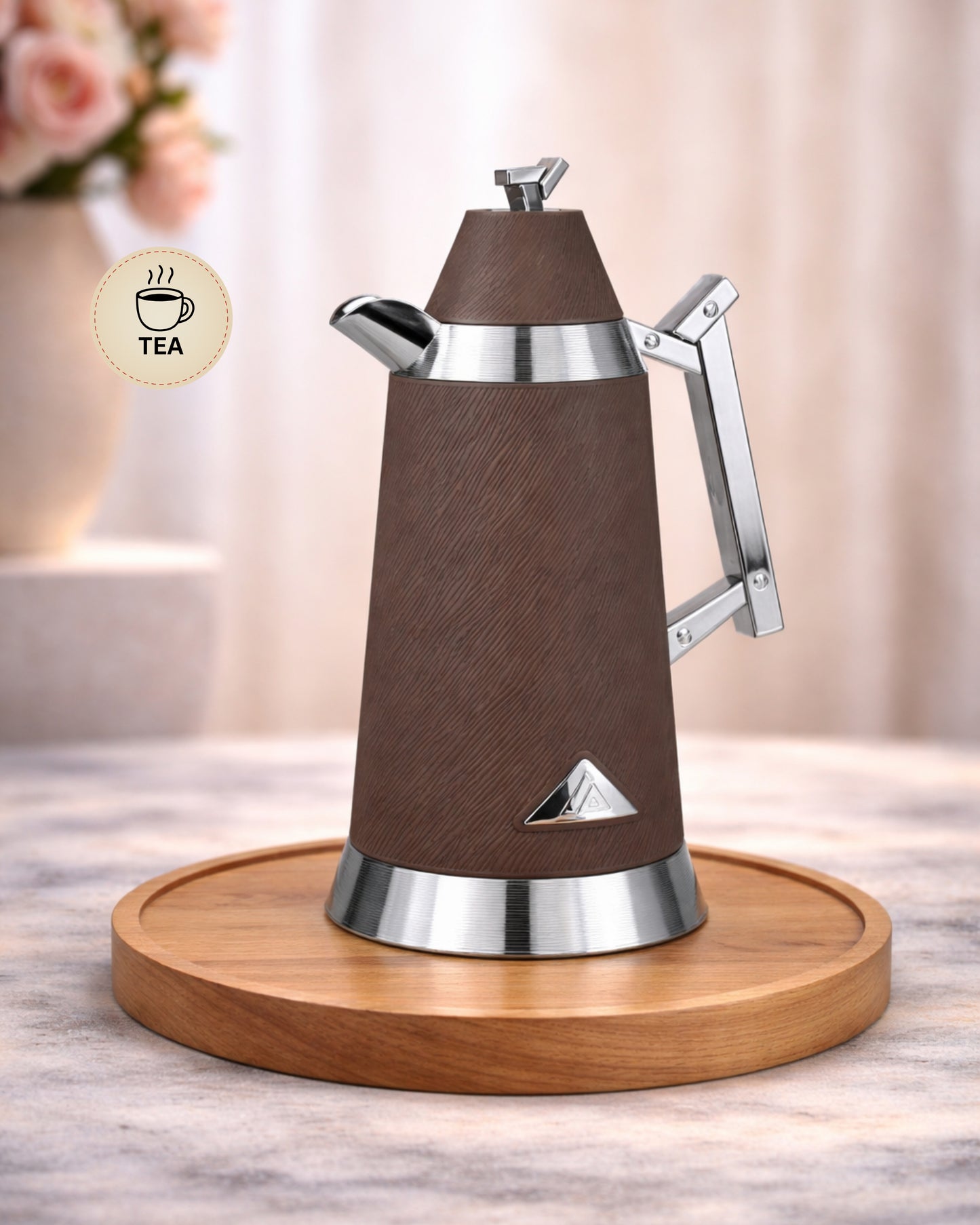 Red Home Luxury ABS Vacuum Flask Combo Set – 1 Liter + 1 Liter LF906S