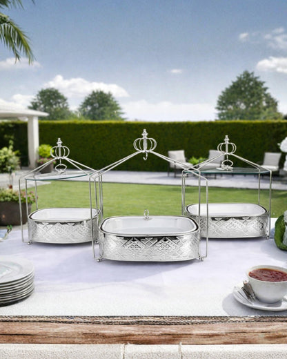 Red Home Luxury Silver Style Buffet CA112S