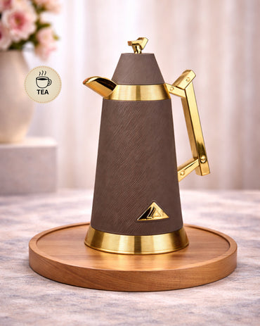 Red Home Luxury ABS Vacuum Flask Combo Set – 1 Liter + 1 Liter LF906G