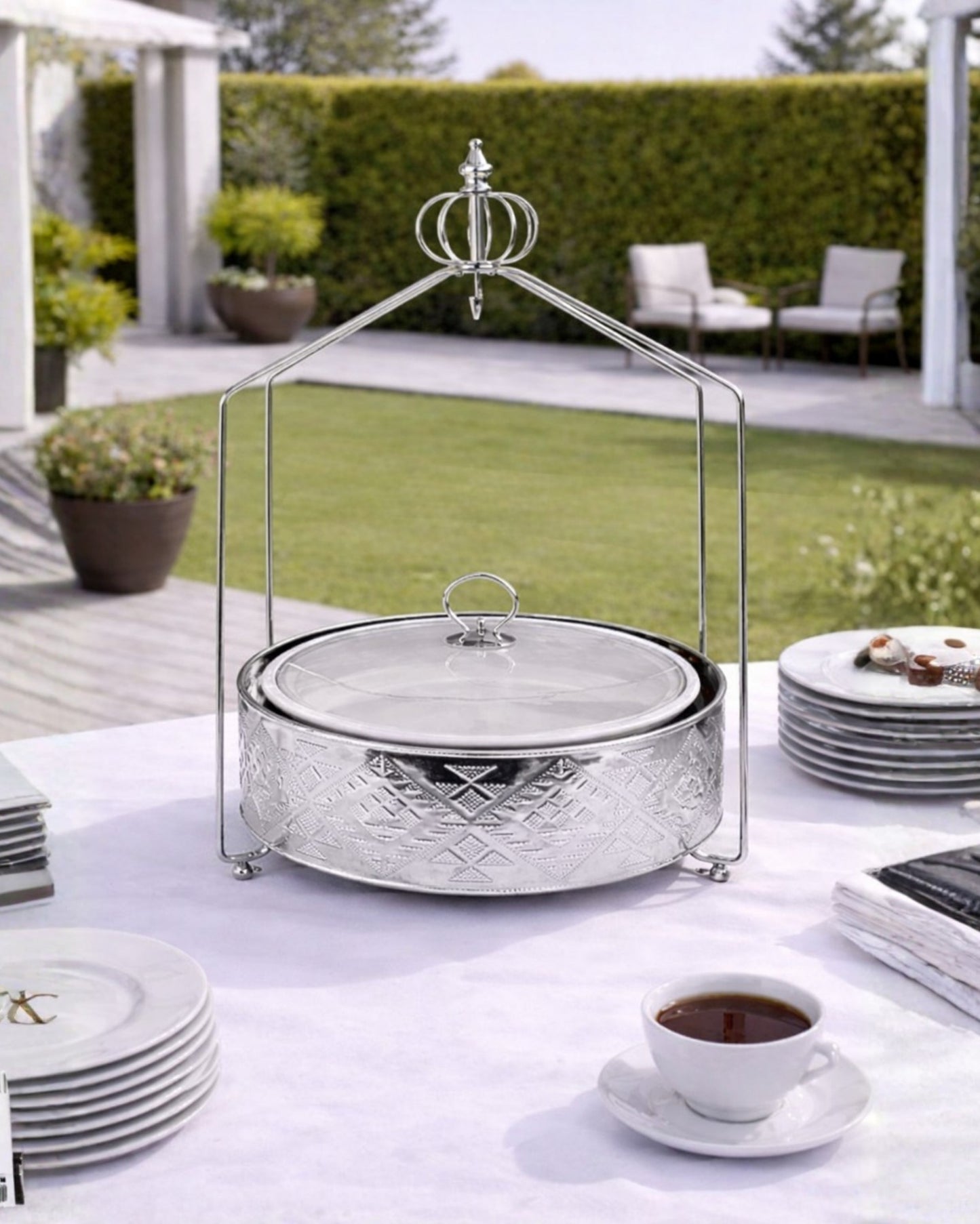 Red Home Luxury Silver Buffet CA334S