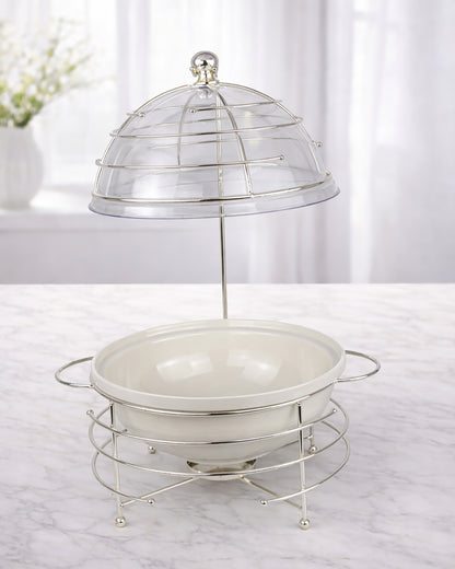 Red Home Ceramic & Metal Serving Buffet CI2011S