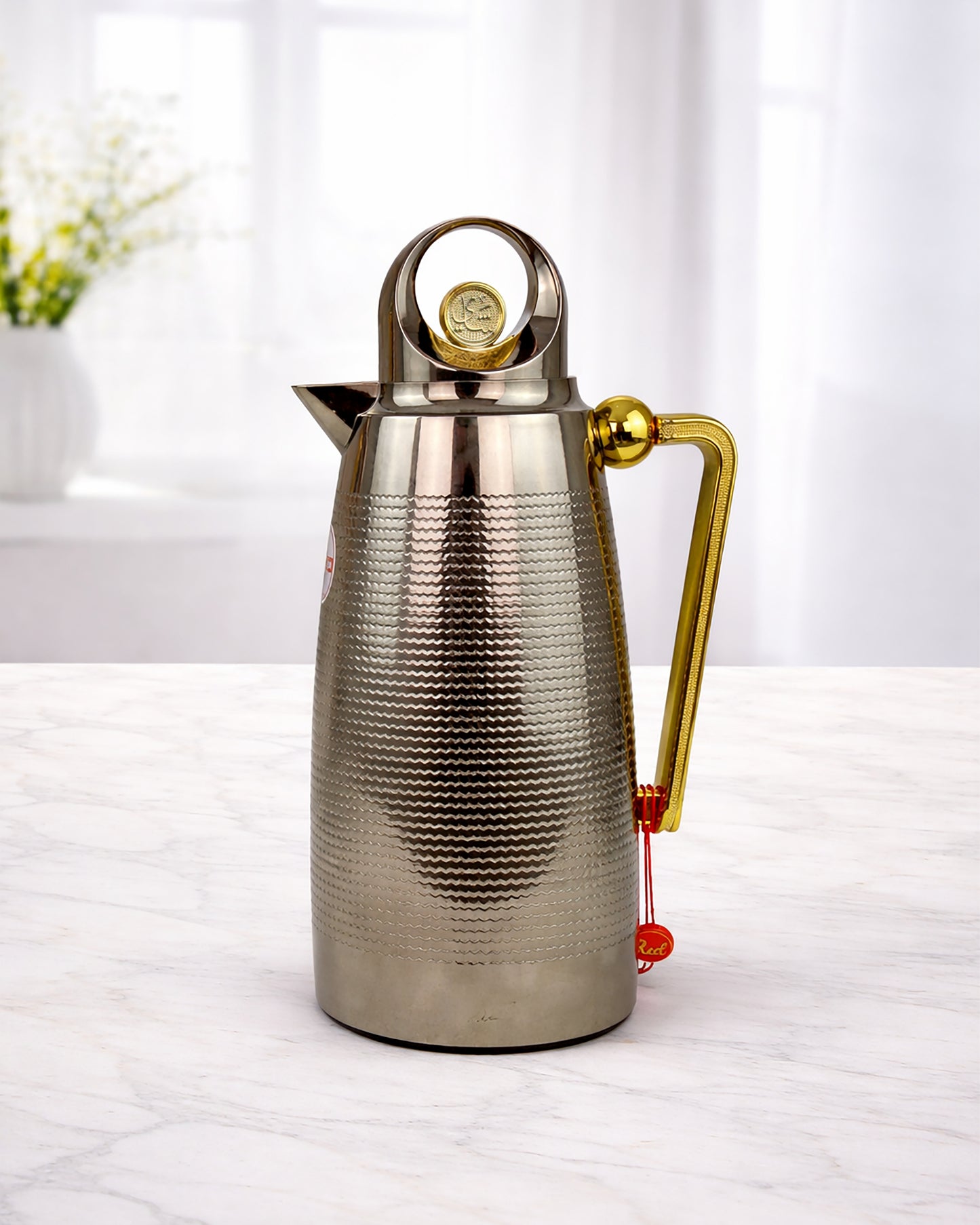 Red Home Premium Vacuum Flask Set Tea and coffee ABS RF101A 1 Liter (2)