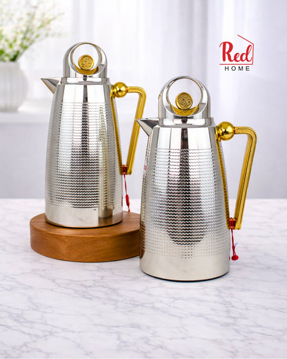 Red Home Premium Vacuum Flask Set Tea and coffee ABS RF101C 1 Liter (2)