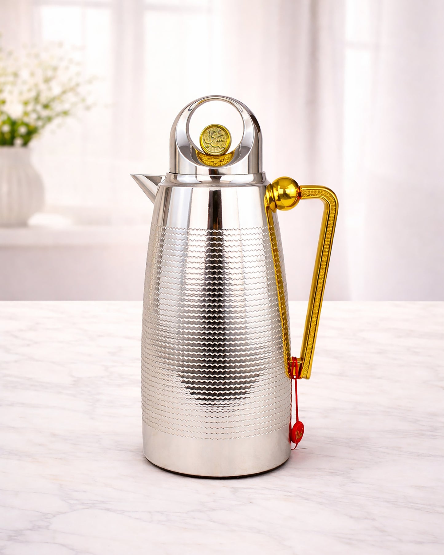 Red Home Premium Vacuum Flask Set Tea and coffee ABS RF101C 1 Liter (2)