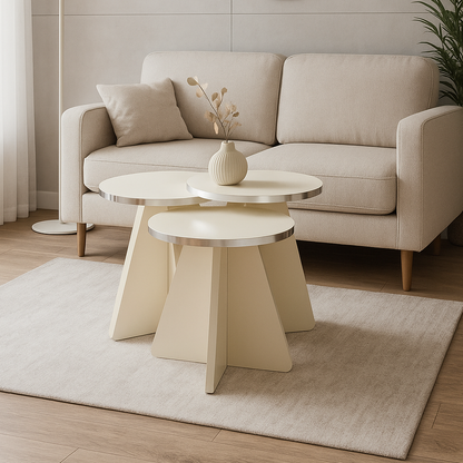 Eco Round Living room & Coffee Table Set EP-02