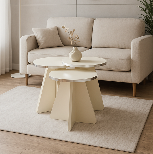 Eco Round Living room & Coffee Table Set EP-02