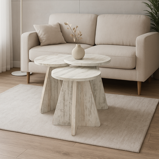 Eco Round Living room & Coffee Table Set EP-12