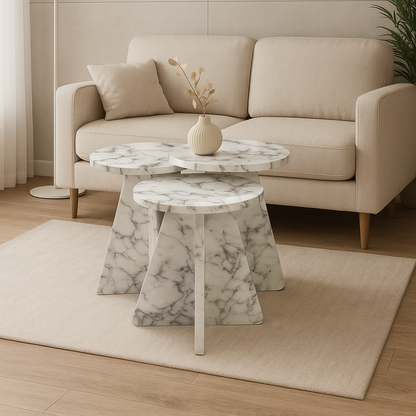Eco Round Living room & Coffee Table Set EP-15