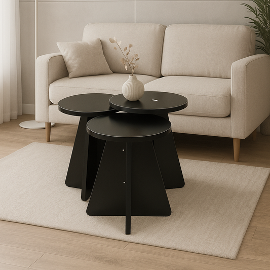 Eco Round Living room & Coffee Table Set EP-24