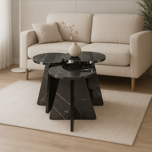 Eco Round Living room & Coffee Table Set EP-25