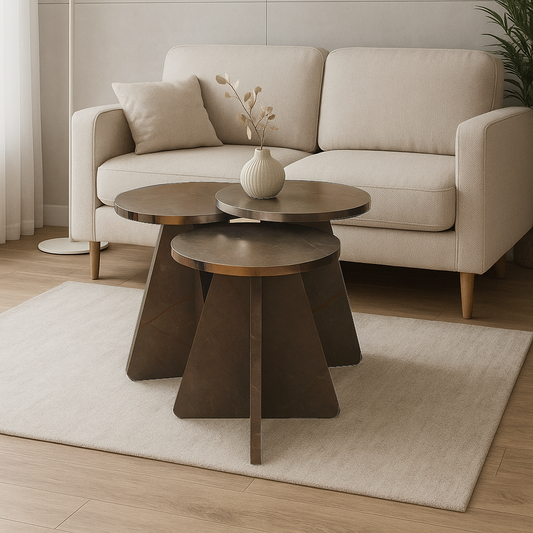Eco Round Living room & Coffee Table Set EP-26
