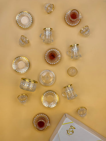 Glass Coffee and Tea Set  02