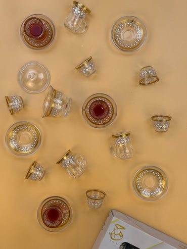Glass Coffee and Tea Set 03