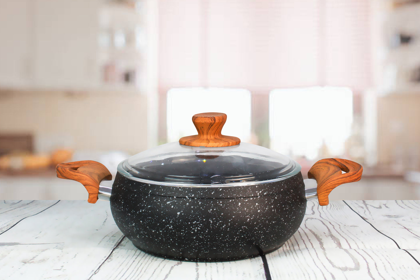 Cookware Set Wood & Granite CS7WD