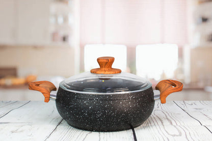 Cookware Set Wood & Granite CS7WD
