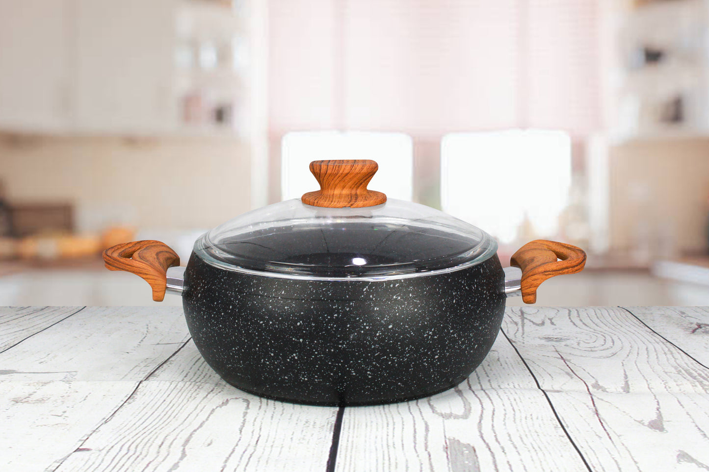 Cookware Set Wood & Granite CS7WD