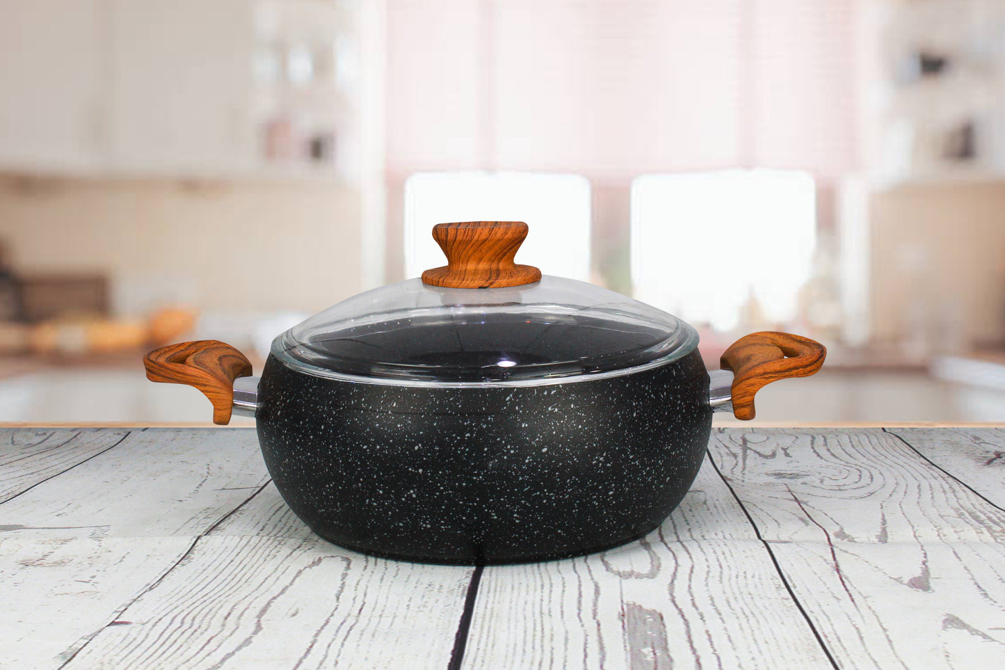 Cookware Set Wood & Granite CS7WD