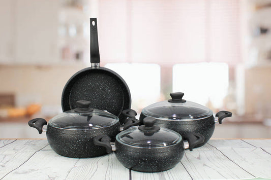 Cookware Set Wood & Granite CS7B