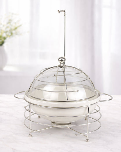 Red Home Ceramic & Metal Serving Buffet CI2011S