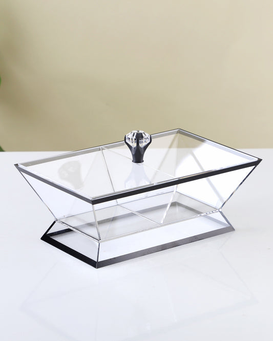 Red Home Compartment Acrylic Nuts 2 Bowl RT1011