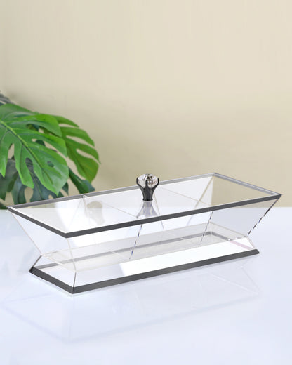 Red Home Compartment Acrylic Nuts 3 Bowl RT1022