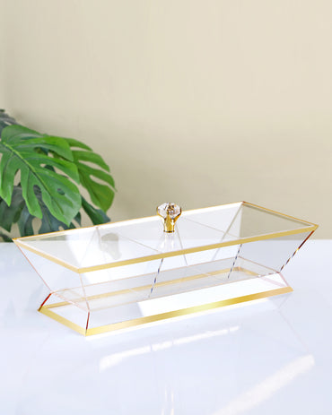 Red Home Compartment Acrylic Nuts 3 Bowl RT1022