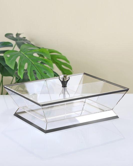 Red Home Compartment Acrylic Nuts 4 Bowl RT1033