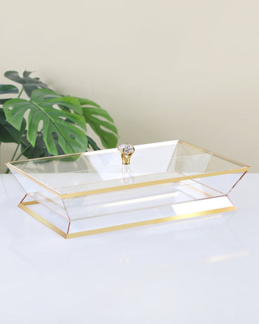 Red Home Compartment Acrylic Nuts 2 Bowl RT1055