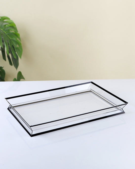 Red Home Compartment Acrylic Nuts Bowl RT1099