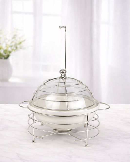 Red Home Ceramic & Metal Serving Buffet CI2011S