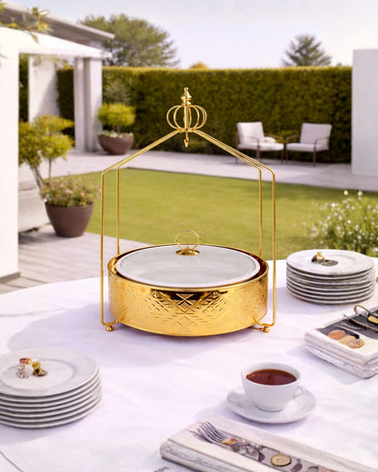 Red Home Luxury Gold Style Buffet CA333G