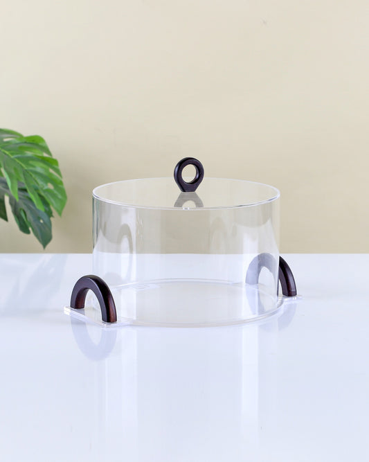 Serving Tray Wooden and Acrylic -MY2122