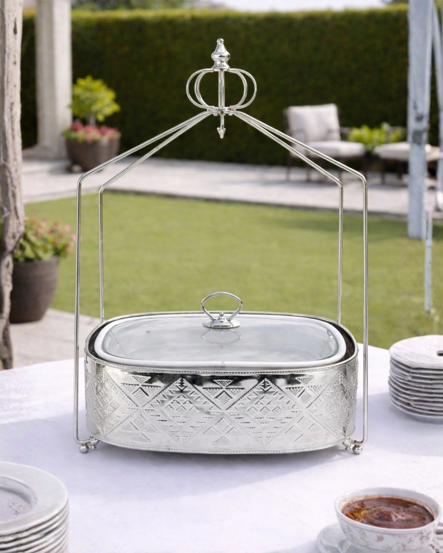 Red Home Luxury Silver Style Buffet CA112S